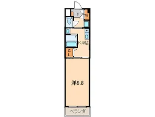 クレセール・サン【8階】の間取り