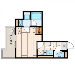 プランドール横浜【2階】の間取り