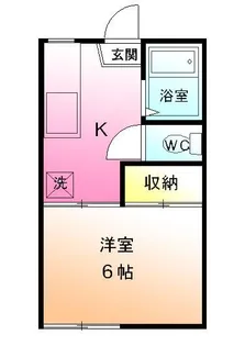 ハイツ中田【2階】の間取り