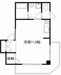 メルベイユII【2階】の間取り