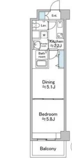 ソナーレ横浜【4階】の間取り