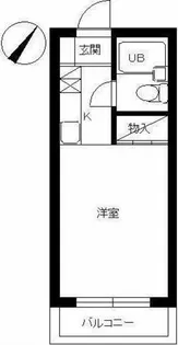 スカイコート高砂第2【1階】の間取り