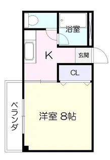 サンセゾン【1階】の間取り