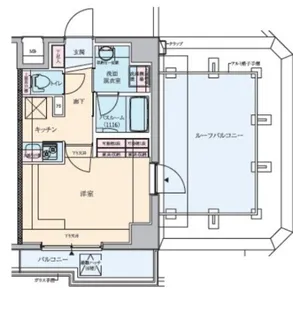 ロアール大鳥居【6階】の間取り