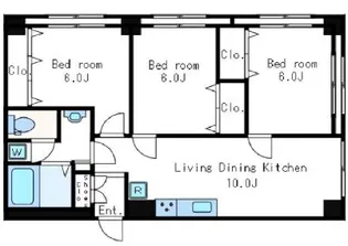 千代田ビル【5階】の間取り