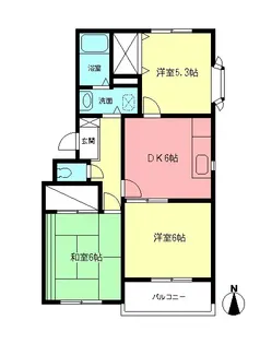パストラルコートII【1階】の間取り