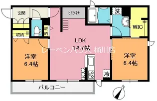SHMアミコート S【2階】の間取り