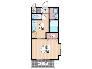 コルネッホ【3階】の間取り