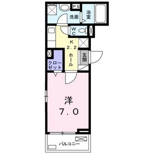 メゾン・ド・アベニールI【1階】の間取り