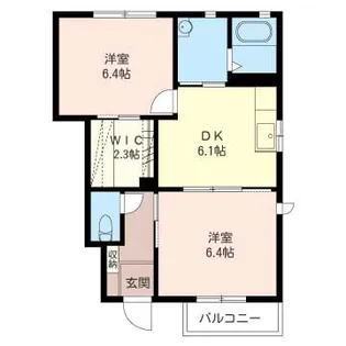 堂元館 弐【1階】の間取り