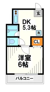 コーポタムラ【2階】の間取り