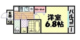 フォーリアライズ大正ノーブル【4階】の間取り
