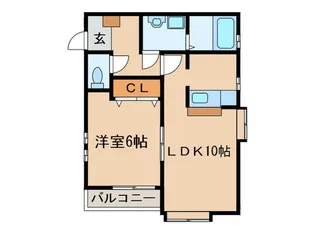 アネックスレイメイ【1階】の間取り