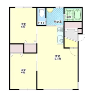 北彩都【2階】の間取り