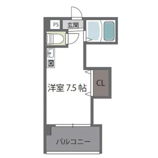 ダゼアマンション【6階】の間取り
