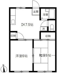 コート平塚【1階】の間取り
