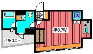 レニール本駒込【9階】の間取り