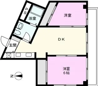 高穂ビル【3階】の間取り