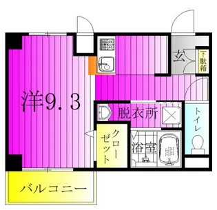 カーサ・アウローラ【3階】の間取り