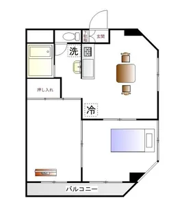 YM西葛西2(ツイン・コート)【3階】の間取り