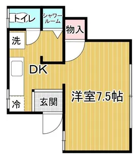 エイトアパート【1階】の間取り