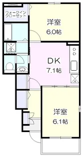 ベル・アンジュII【1階】の間取り