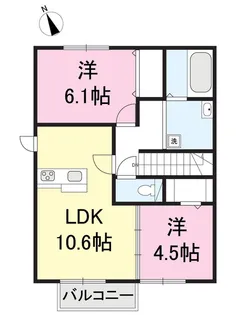 クレア【2階】の間取り