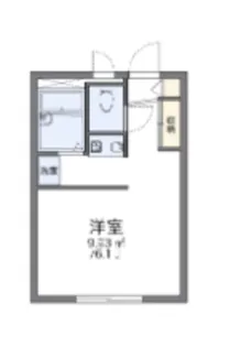 レオパレスWITH【2階】の間取り