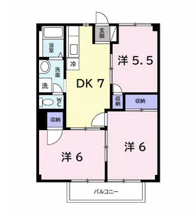 パンプハウス【2階】の間取り