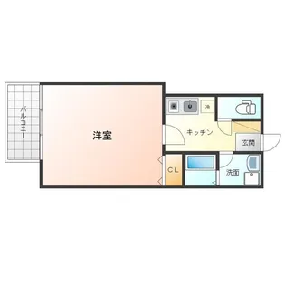 アルファキューブ西大島【4階】の間取り