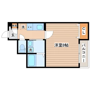 YUKISAI【1階】の間取り