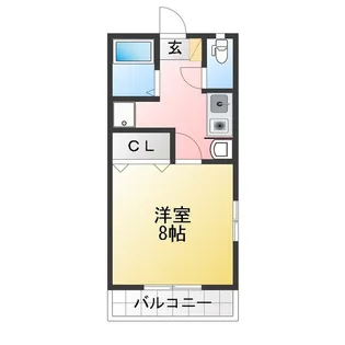 ベルクハイツ【1階】の間取り