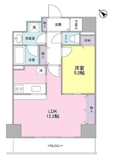 TKフラッツ渋谷【7階】の間取り