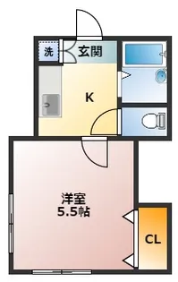 ハイム長谷川【2階】の間取り
