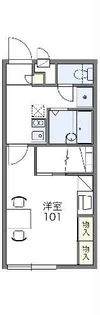 レオパレスコンフォート【1階】の間取り
