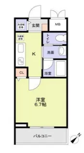 フェリシア文京【3階】の間取り