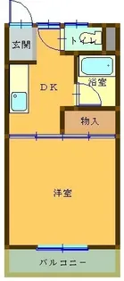 ドリームハイツ3号棟【2階】の間取り