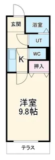 ソフィア八田A棟【1階】の間取り