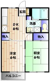 パープルツインズ【2階】の間取り