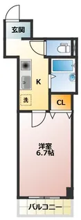 ドムスヤギシタ【3階】の間取り