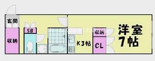 リーゼンラート西大井【1階】の間取り