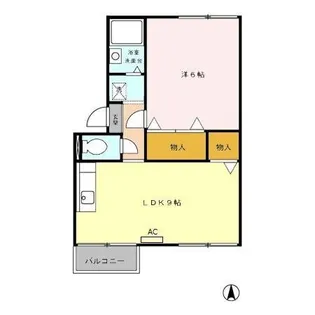 プレジール三宅 C棟【2階】の間取り