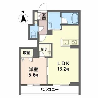 スマイリング桜田B【1階】の間取り
