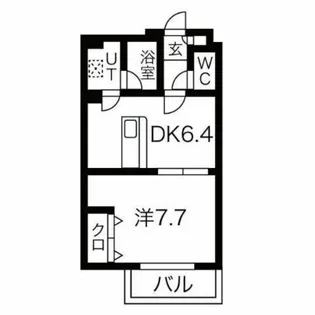 コーポウイニングヒル【2階】の間取り