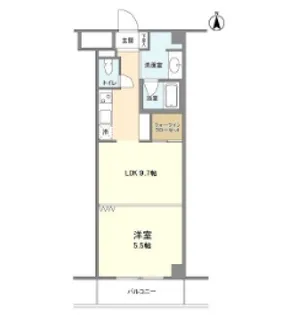 ラクラス麻布十番【2階】の間取り