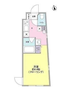 ヒルサイド二子玉川【1階】の間取り