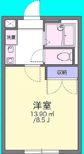COZYーYANAIZU【1階】の間取り
