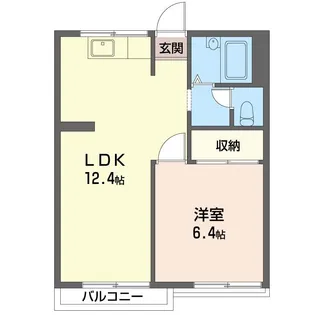 ベルハウス【2階】の間取り