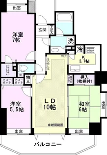 シャインハイツ川口栄町ライフアベニュー【2階】の間取り
