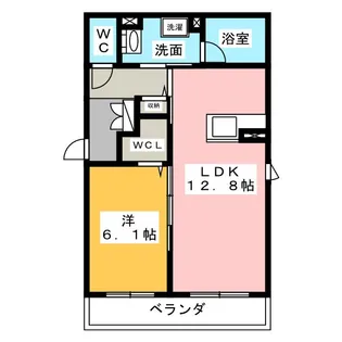 ShaMaison Laforet【2階】の間取り